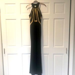Cache Black and Tan Dress